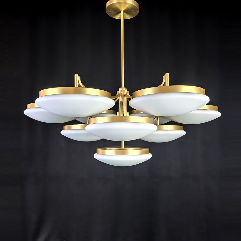 Luxurious Acrylic Round Tiered Chandelier