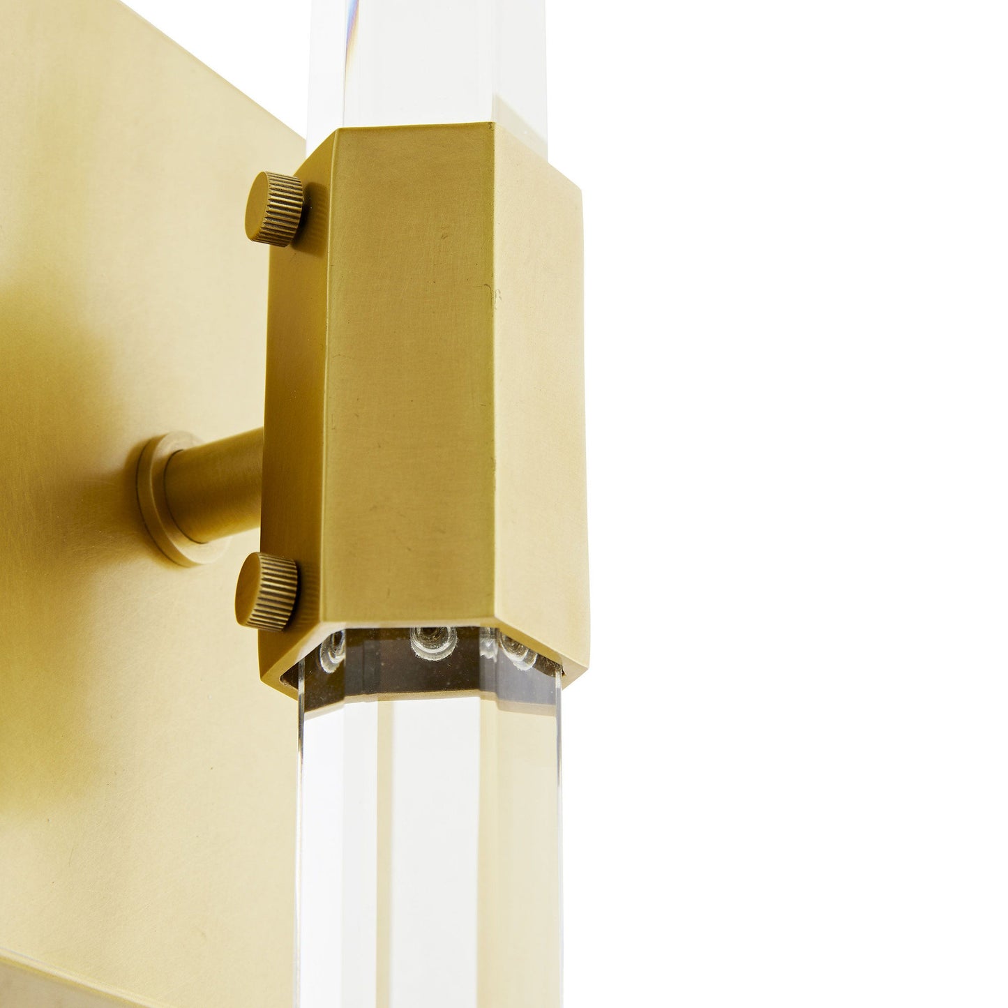 Frazier Wall Sconce, 2-Light, LED, Antique Brass, Clear Crystal, 18"HBy Arteriors