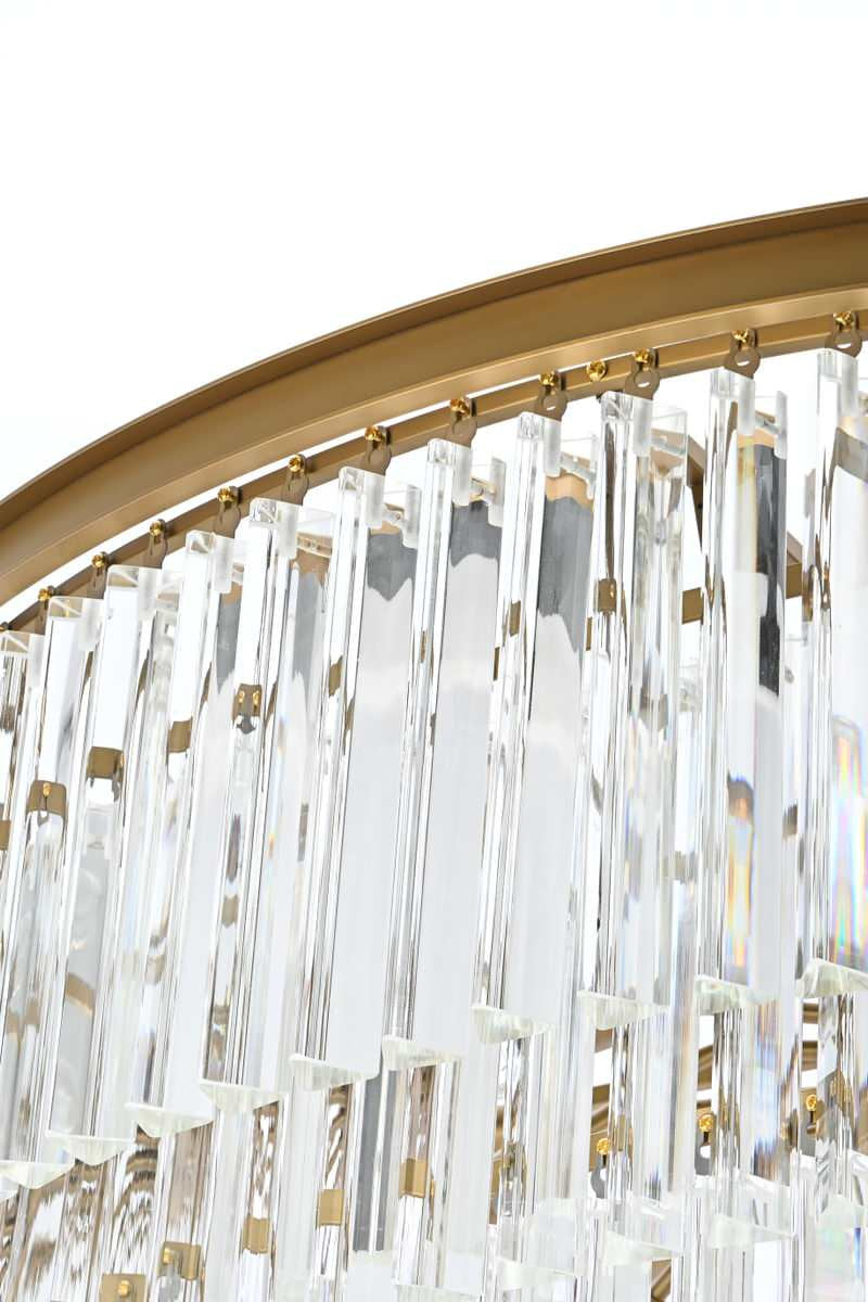 Elegant Lighting Sydney 48" Spiral Crystal ChandelierBy Elegant Furniture & Lighting