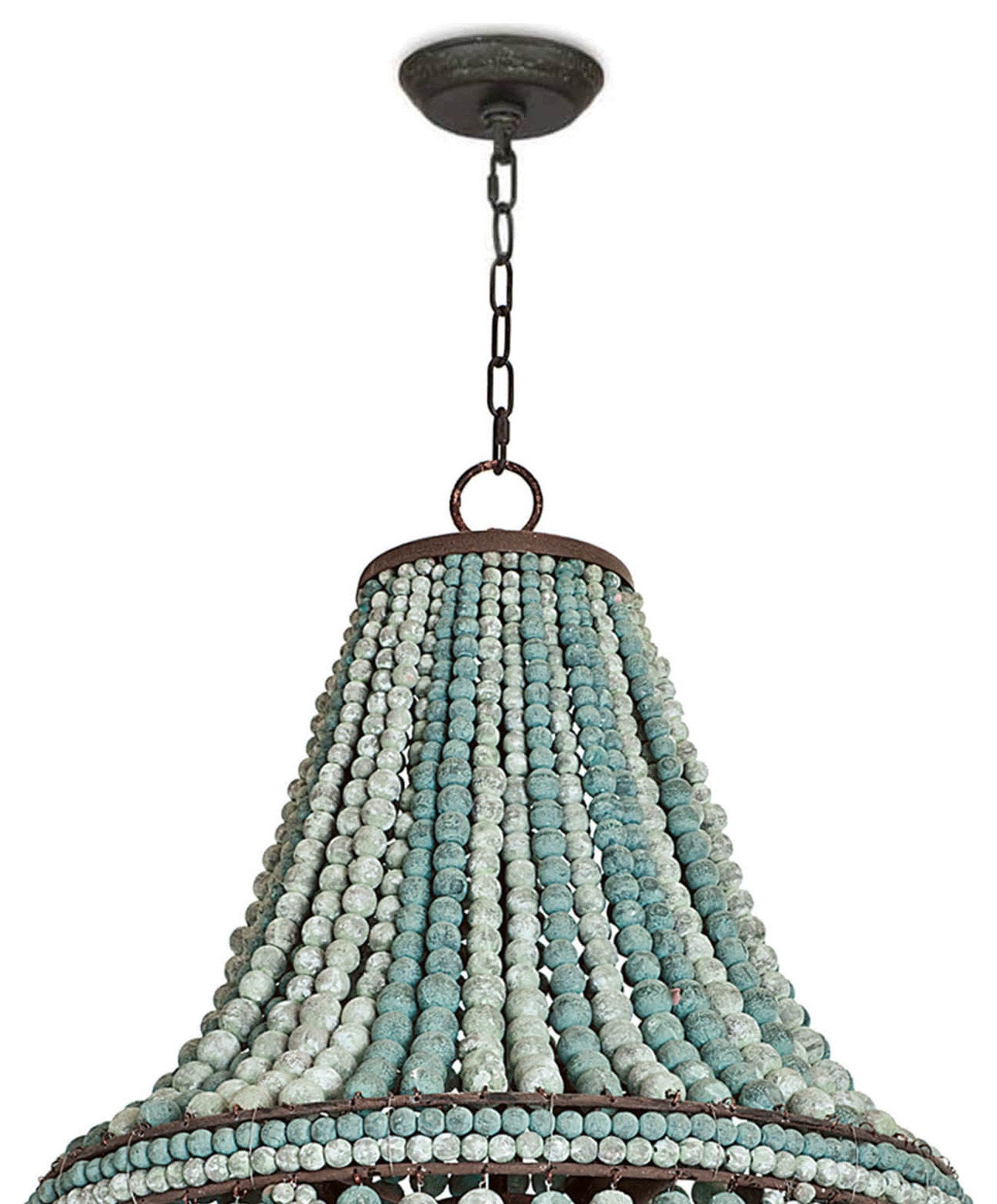 Malibu Chandelier, Weathered BlueBy Regina Andrew