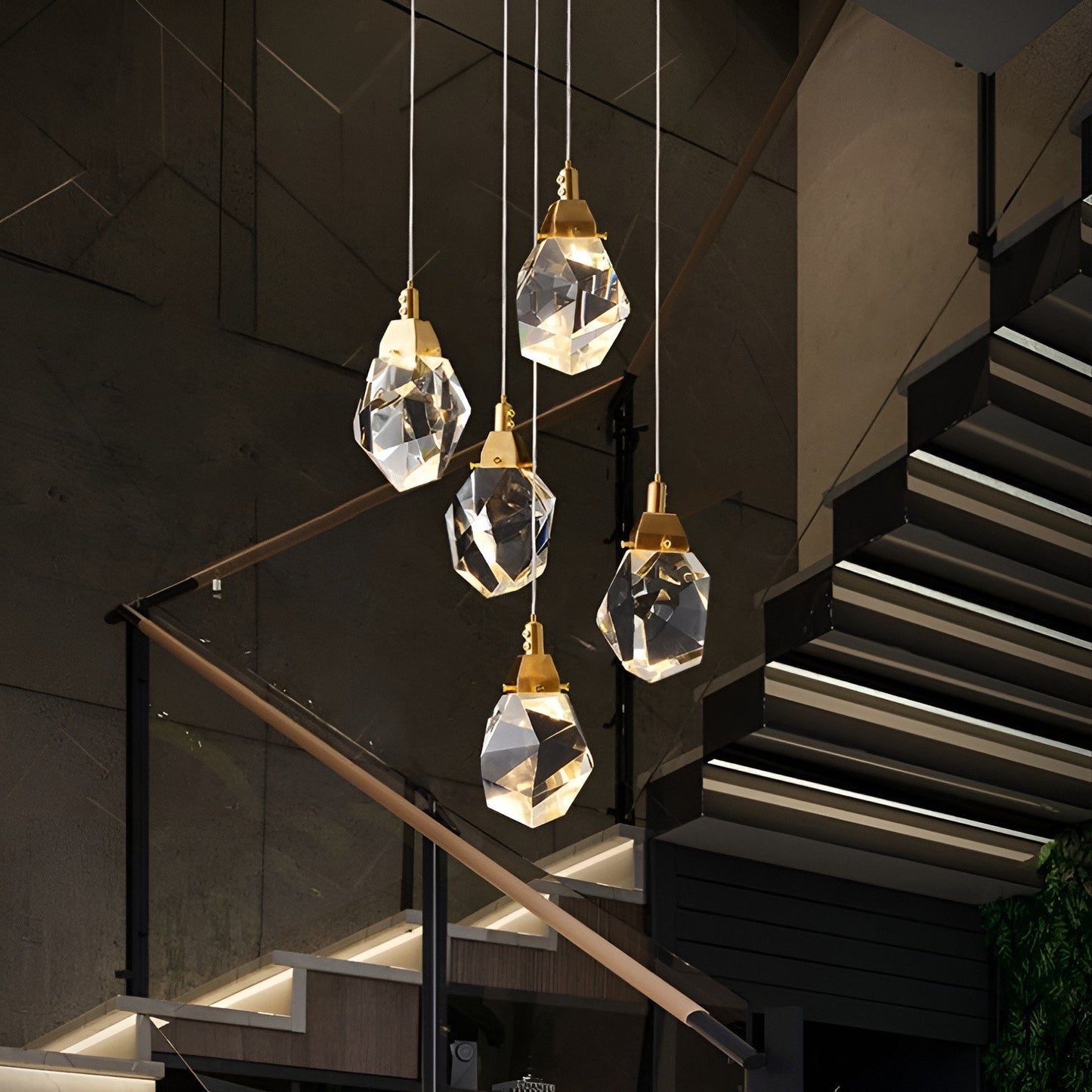 Luxury Diamond Crystal Chandelier, 14 Lights Round, DimmableBy Miron Demid LLC