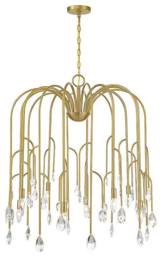 8 Light Chandelier In Modern Style-35.5 Inches Tall and 32 Inches WideBy Bailey Street Home