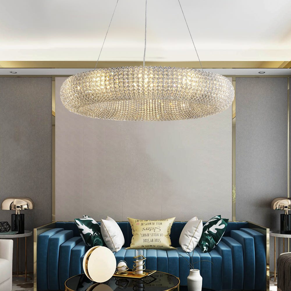 40" Bergamo Crystal Ring ChandelierBy MORSALE