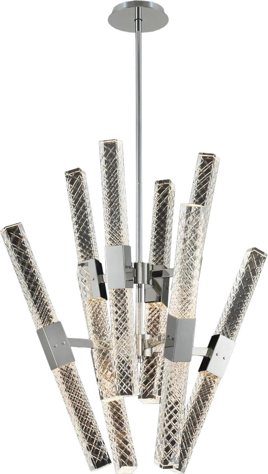 Chrome 16-Light LED Chandelier, ApolloBy KALCO LIGHTING
