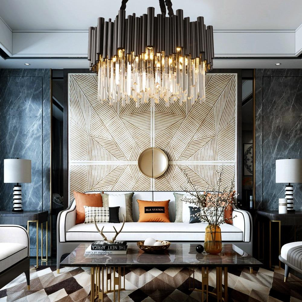 Vigo Crystal Chandelier, Diameter 32"By MORSALE
