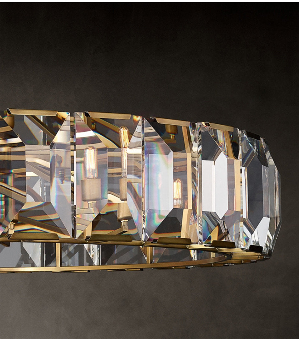 32" Villano Crystal Wheel ChandelierBy MORSALE