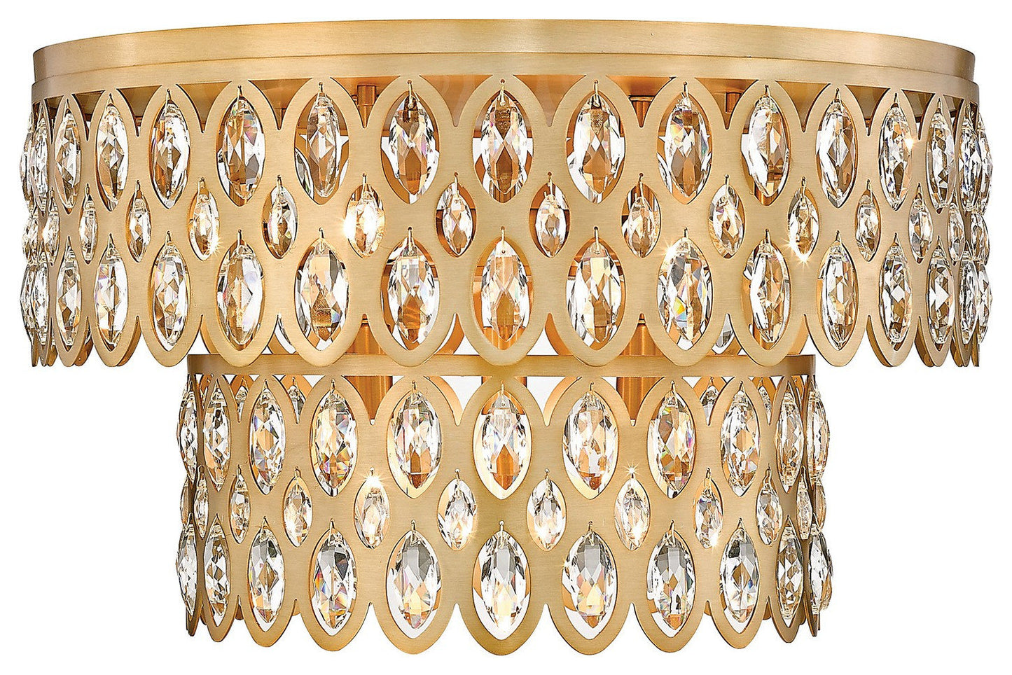 Dealey 9-Light Flush Mount, Heirloom BrassBy Z-LIte