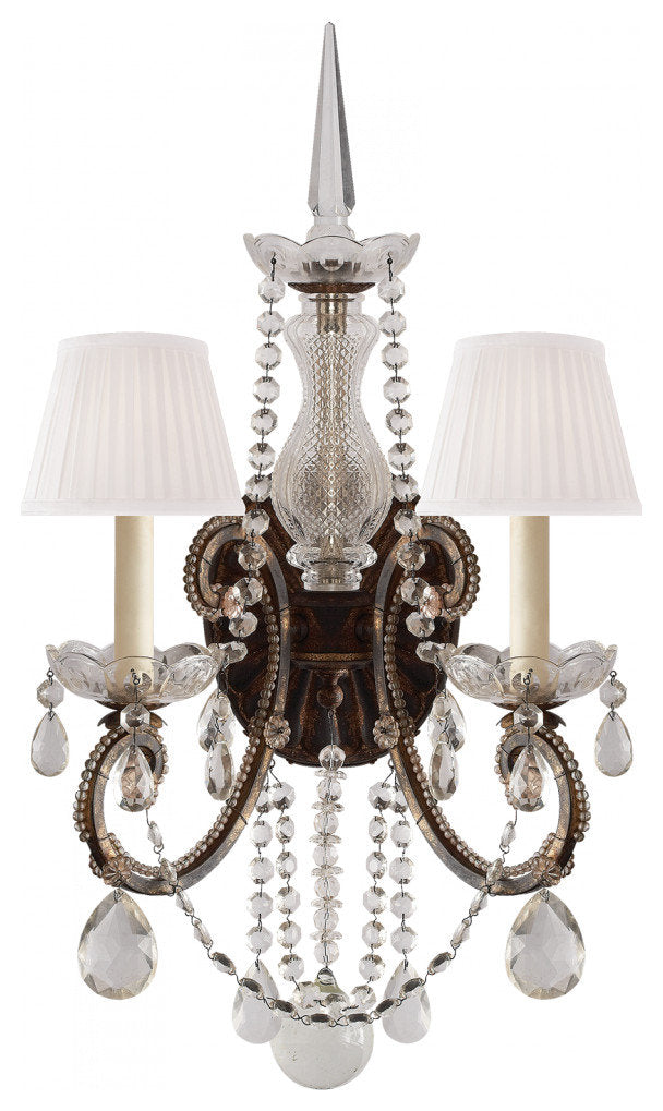 Adrianna Antiqued Gild Double SconceBy Ralph Lauren Home