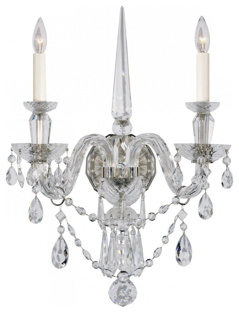 Daniela Crystal Medium Double SconceBy Ralph Lauren Home
