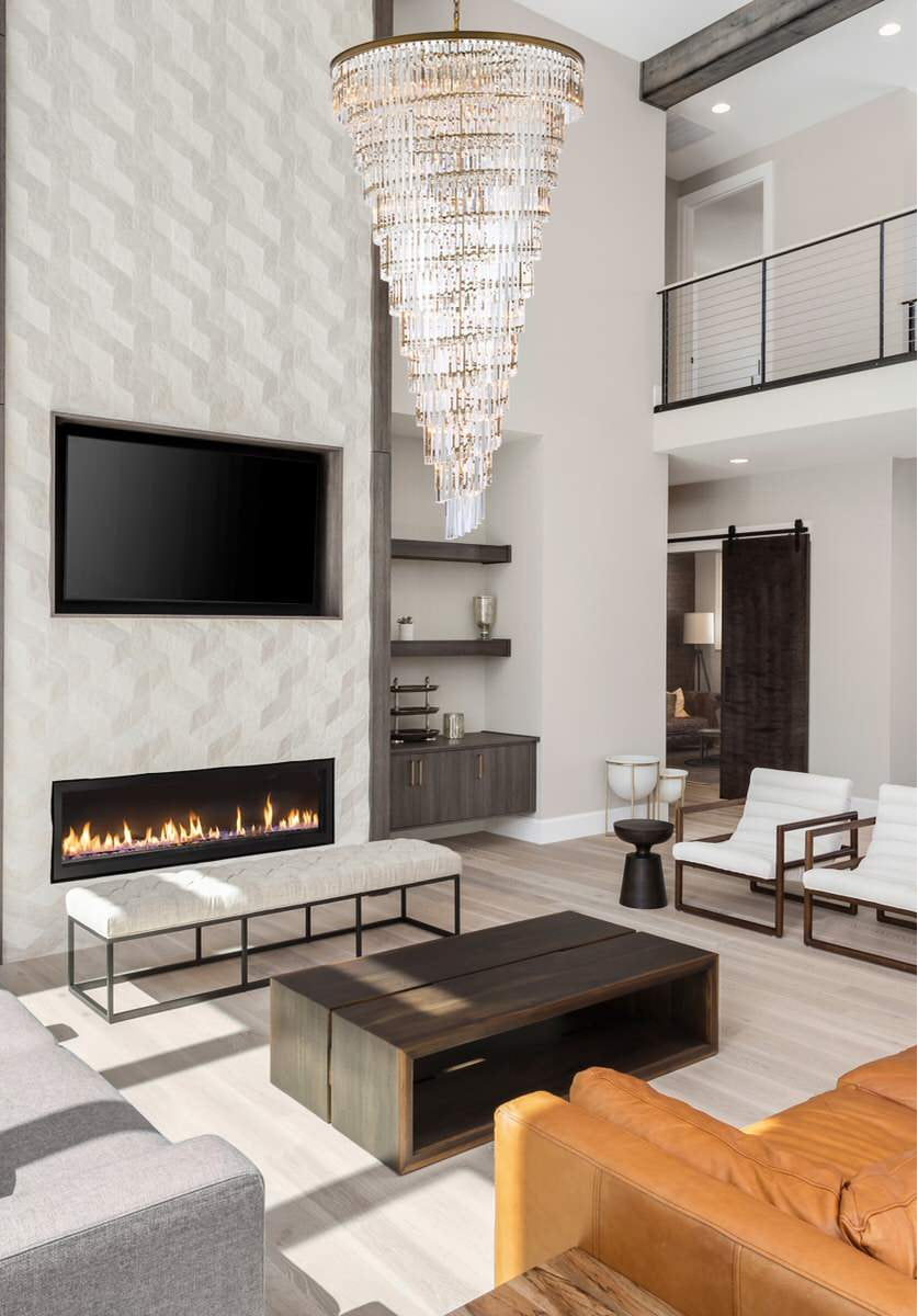 Elegant Lighting Sydney 48" Spiral Crystal ChandelierBy Elegant Furniture & Lighting