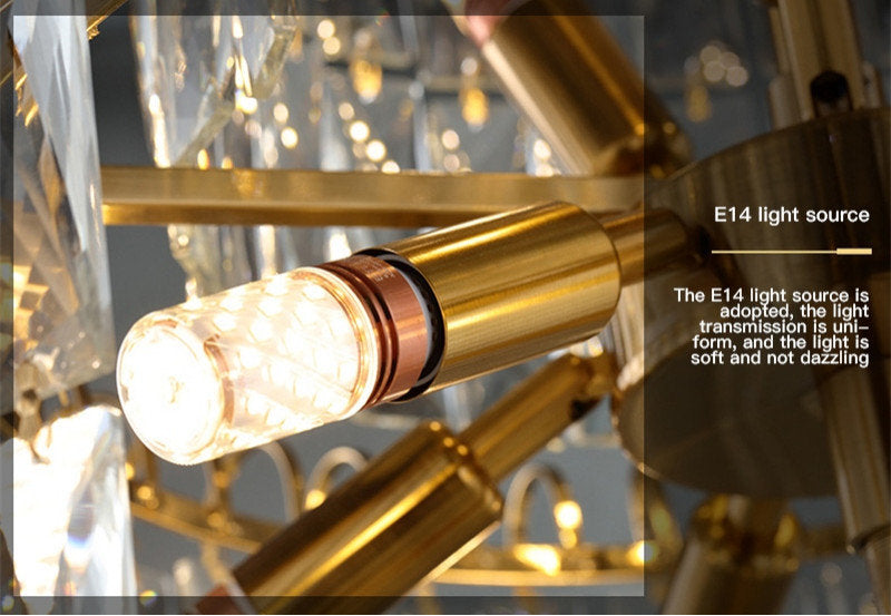 Pegli | New Luxury Long Crystal Chandelier for StairwayBy Miron Demid LLC