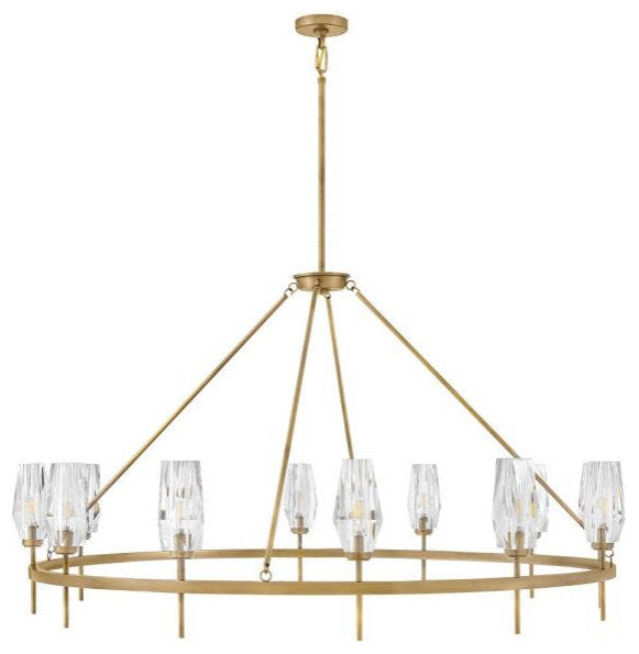 Ana 60W 12 LED Extra Large Chandelier, 32.25"Hx58"WBy Hinkley