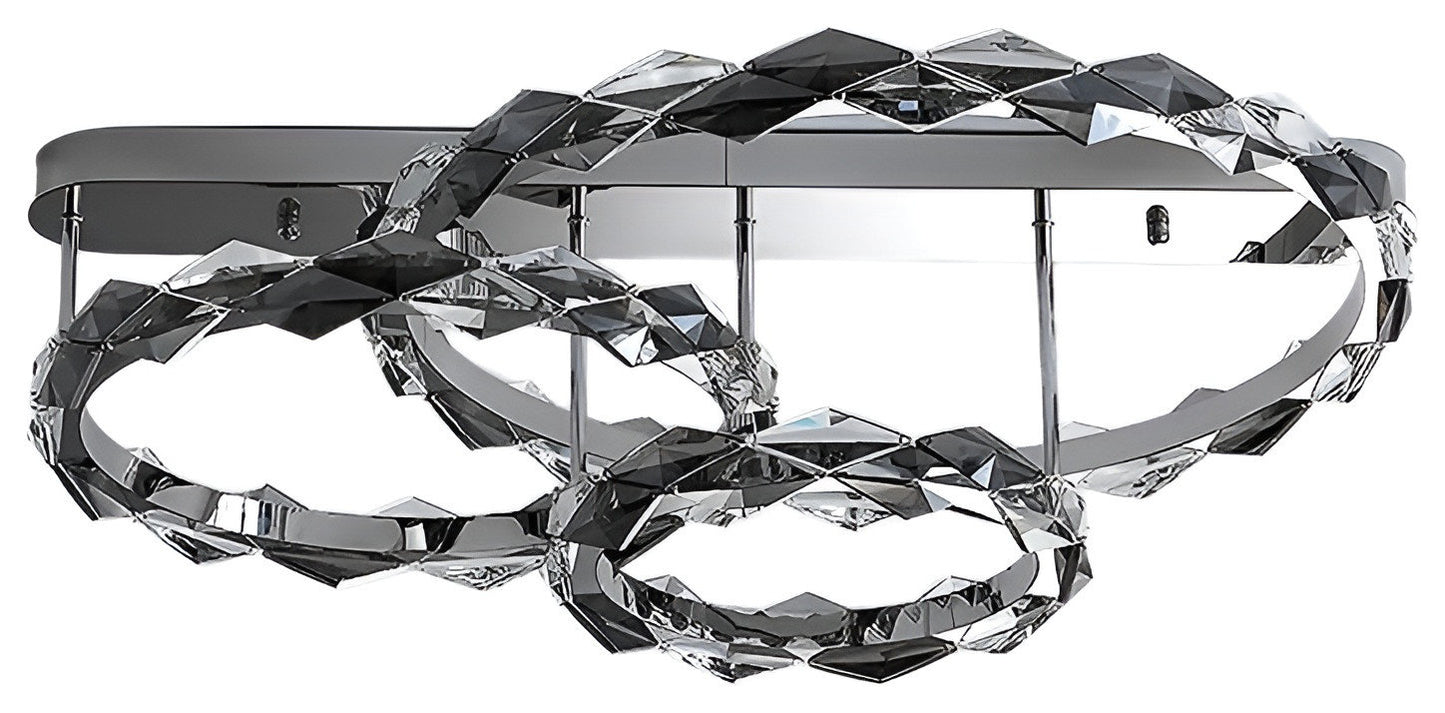 Acquedolci | Luxury Crystal Circular Ceiling Chandelier, 48w LargeBy Miron Demid LLC