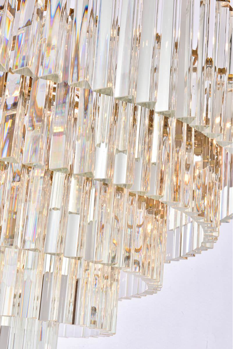 Elegant Lighting Sydney 44" Round Crystal ChandelierBy Elegant Furniture & Lighting