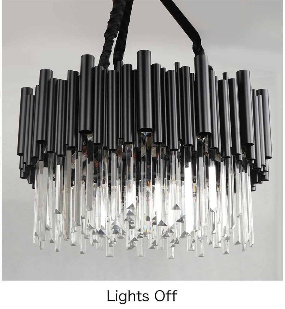 Vigo Crystal Chandelier, Diameter 32"By MORSALE