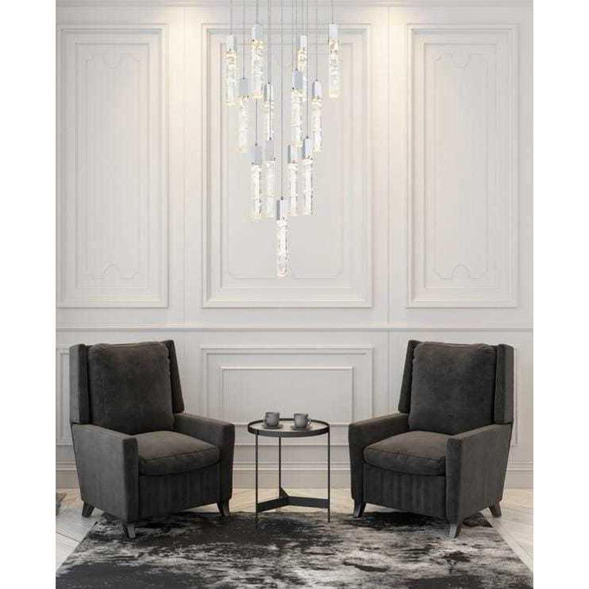 Aurora 13 Light Pendant, ChromeBy Elegant Furniture & Lighting