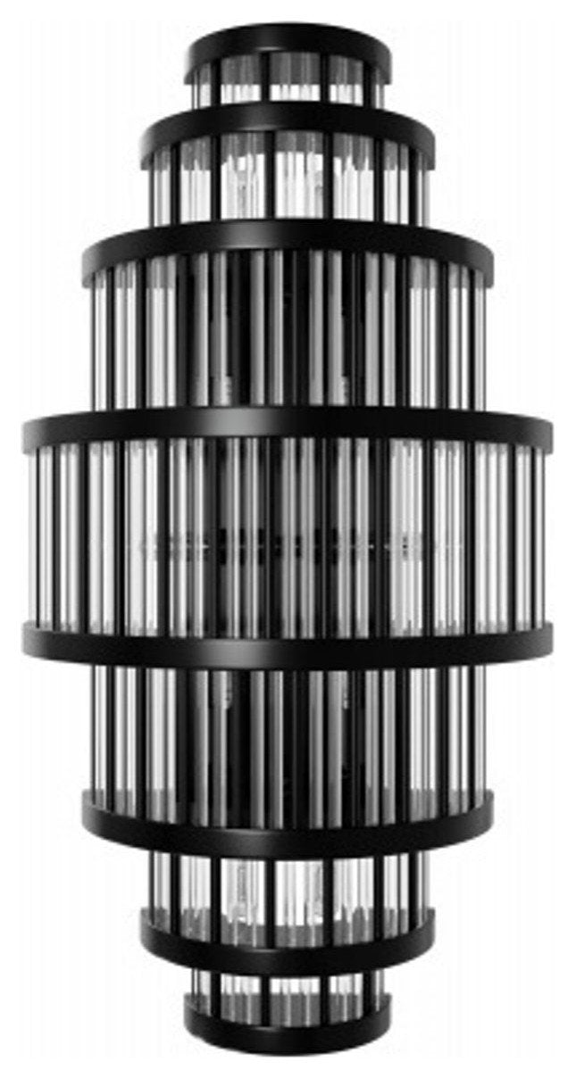 Waldorf 8 Light Wall Sconce, Polished GunmetalBy Avenue Lighting