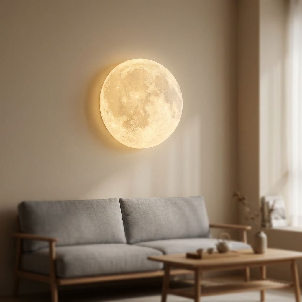 Moon 3D Wall Lamp
