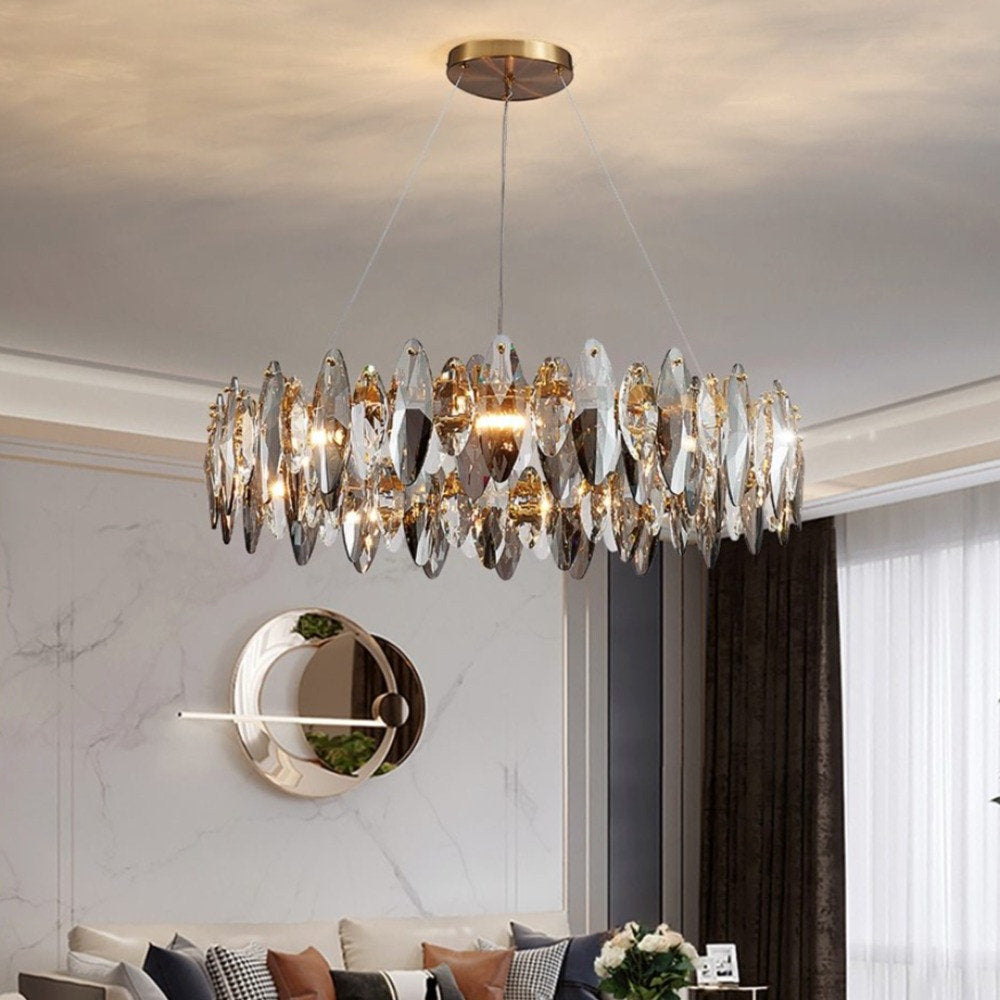 40" Lazzo Crystal Modern Chandelier By MorsaleBy MORSALE