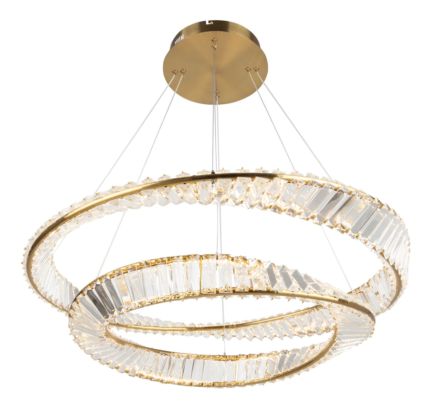 Stella LED Chandelier - 65W - Brushed BrassBy ARTCRAFT Lighting