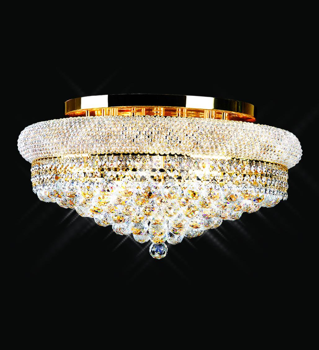 Artistry Lighting Primo Collection Flush Mount Chandelier 42", GoldBy Artistry Lighting