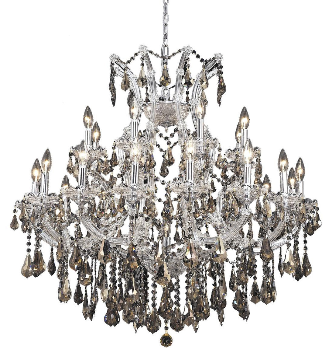 Elegant Maria Theresa 24-Light Chrome ChandelierBy Elegant Furniture & Lighting