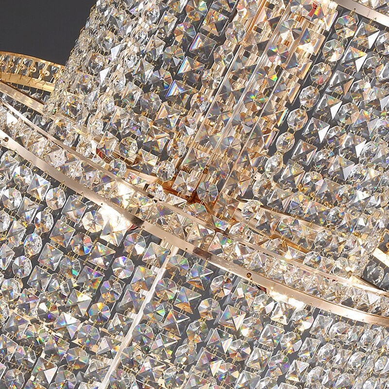 Capri | Large Crystal Chandelier for Living Room, 23.6''By Miron Demid LLC
