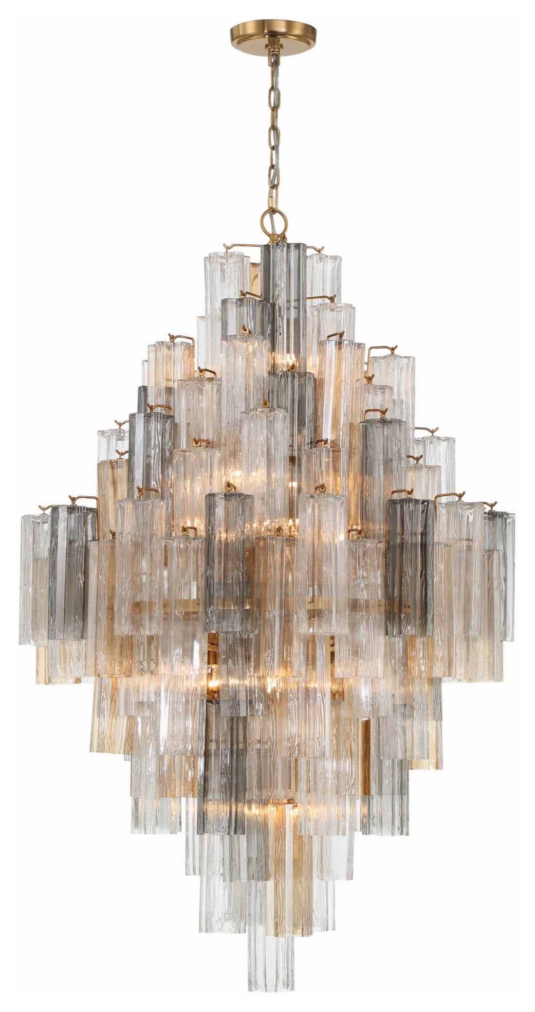 Crystorama Lighting Group ADD-319-AU Addis 20 Light 31"W Crystal - PolishedBy Crystorama Lighting