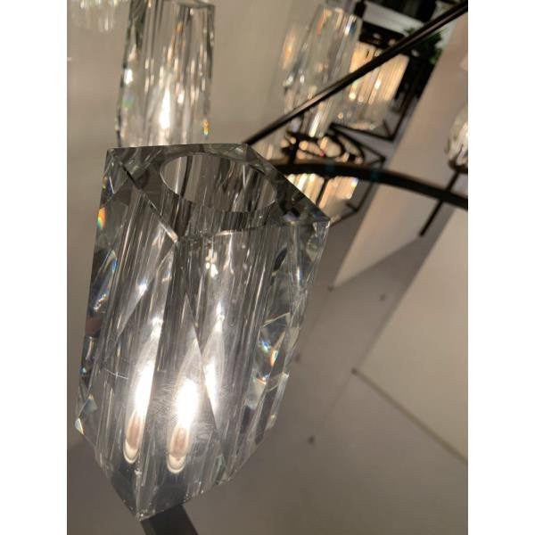 Ana 8 Light Large Chandelier in Modern-Glam Style, 36"Wx24.75"HBy Hinkley