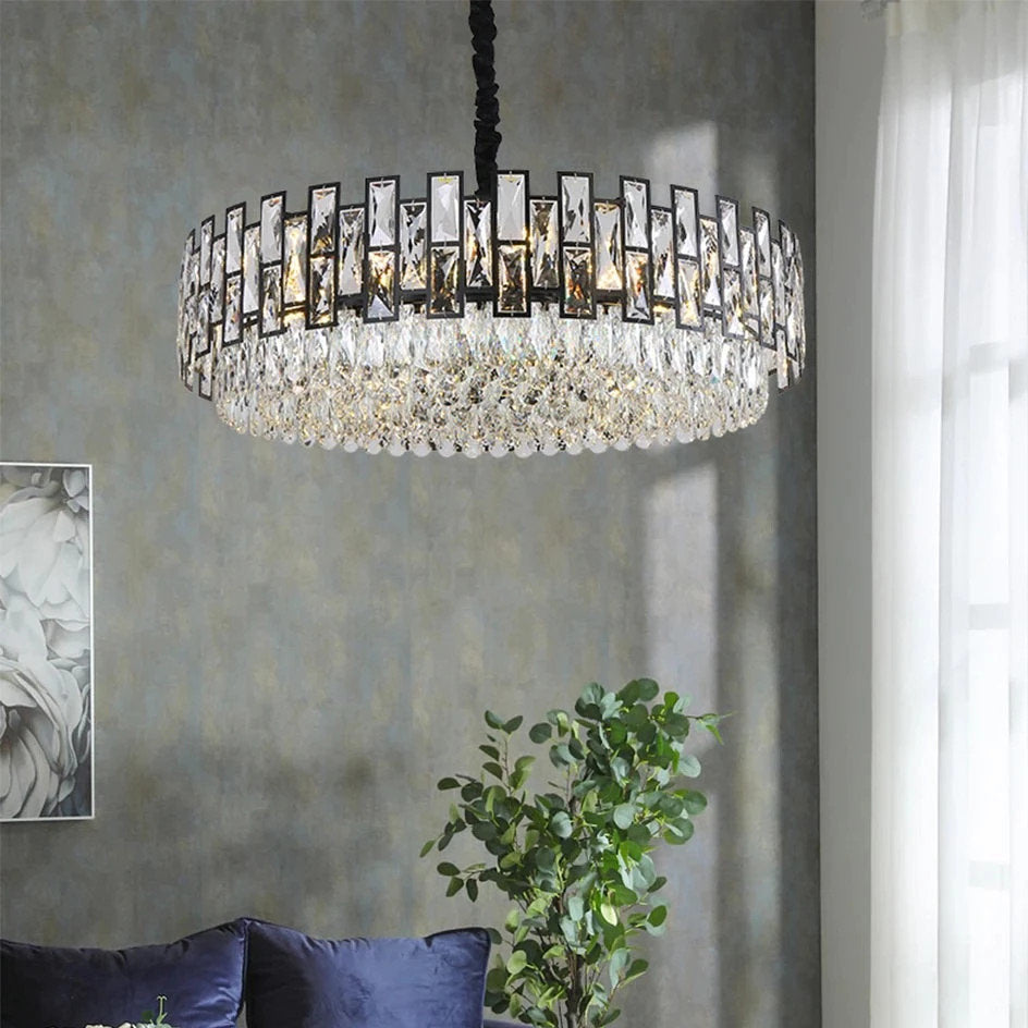 32" Molini Clear Crystal ChandelierBy MORSALE