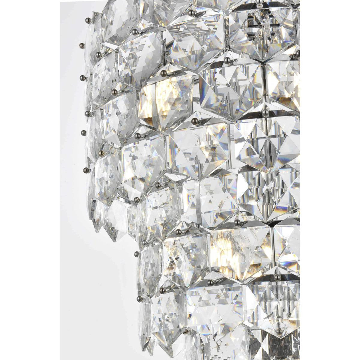 Adaline 26 Light Chandelier, ChromeBy Elegant Furniture & Lighting