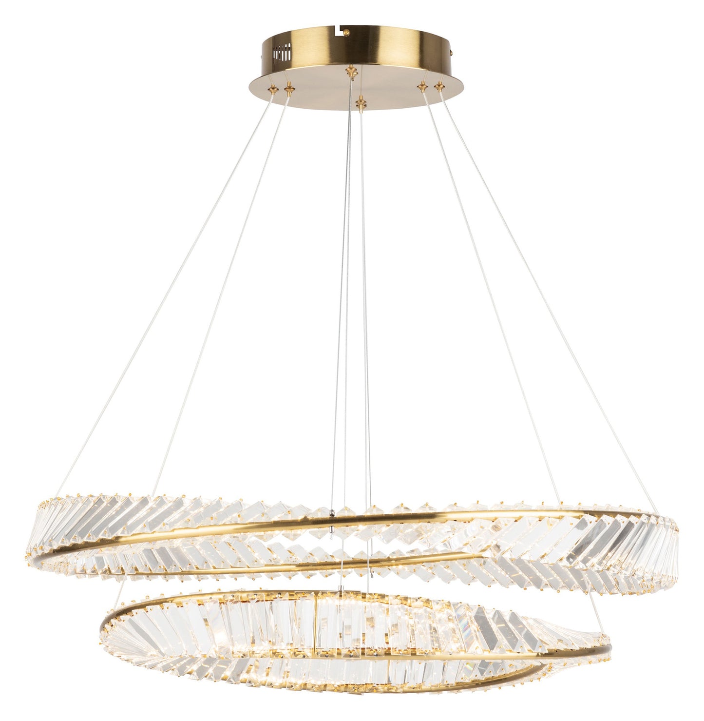 Stella LED Chandelier - 65W - Brushed BrassBy ARTCRAFT Lighting