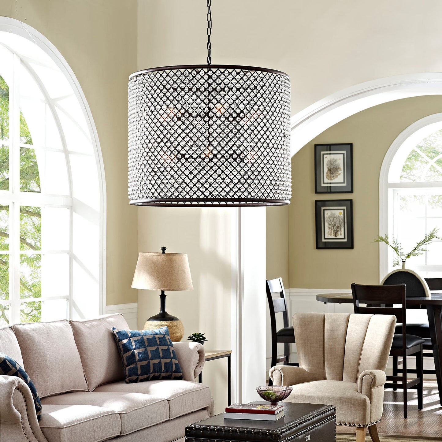 Prosperity Chandelier EEI-2115-BRNBy Modway