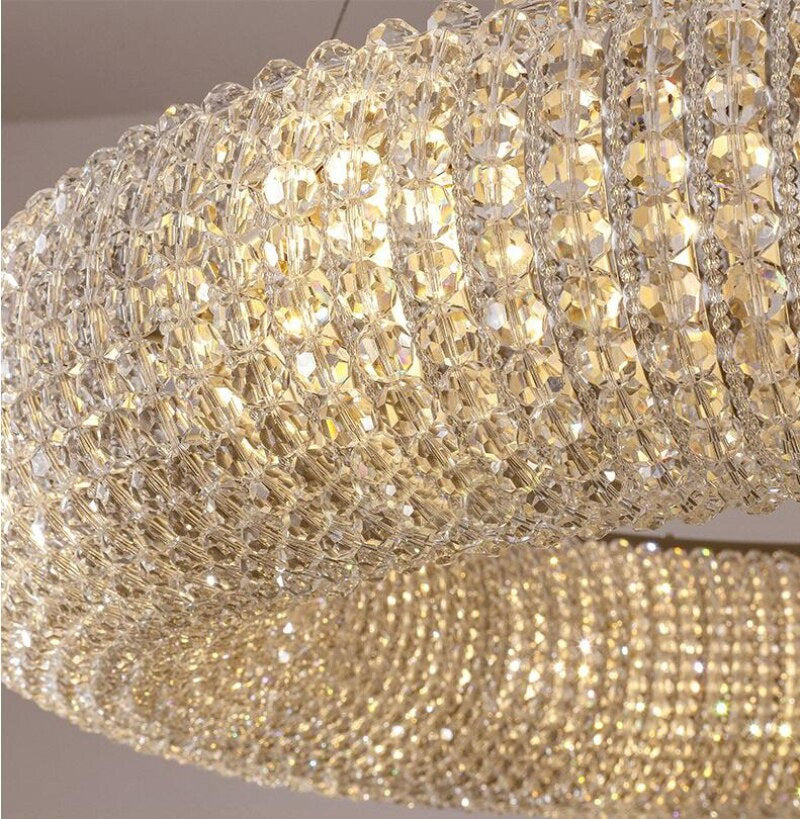 40" Bergamo Crystal Ring ChandelierBy MORSALE