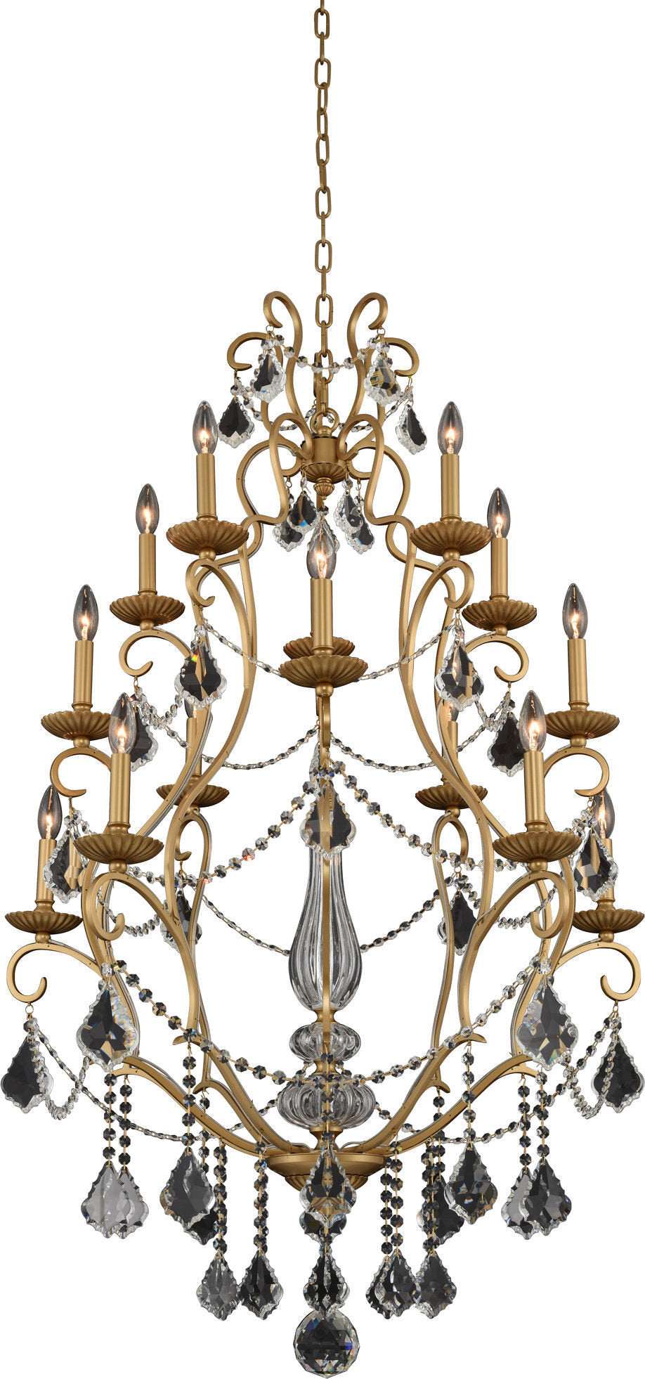 Elise Chandelier, Gold Patina, MediumBy KALCO LIGHTING