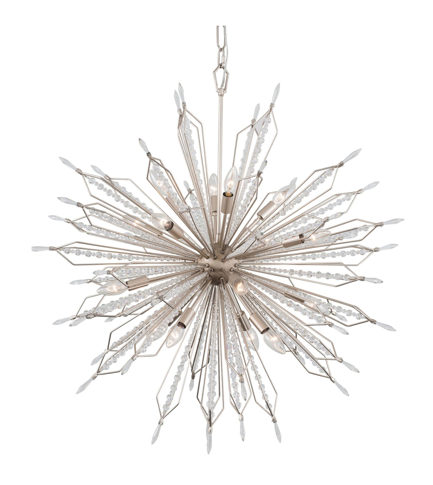Varaluz 311P16 Orbital 16 Light 36"W Crystal Sputnik Chandelier - Gold DustBy Varaluz