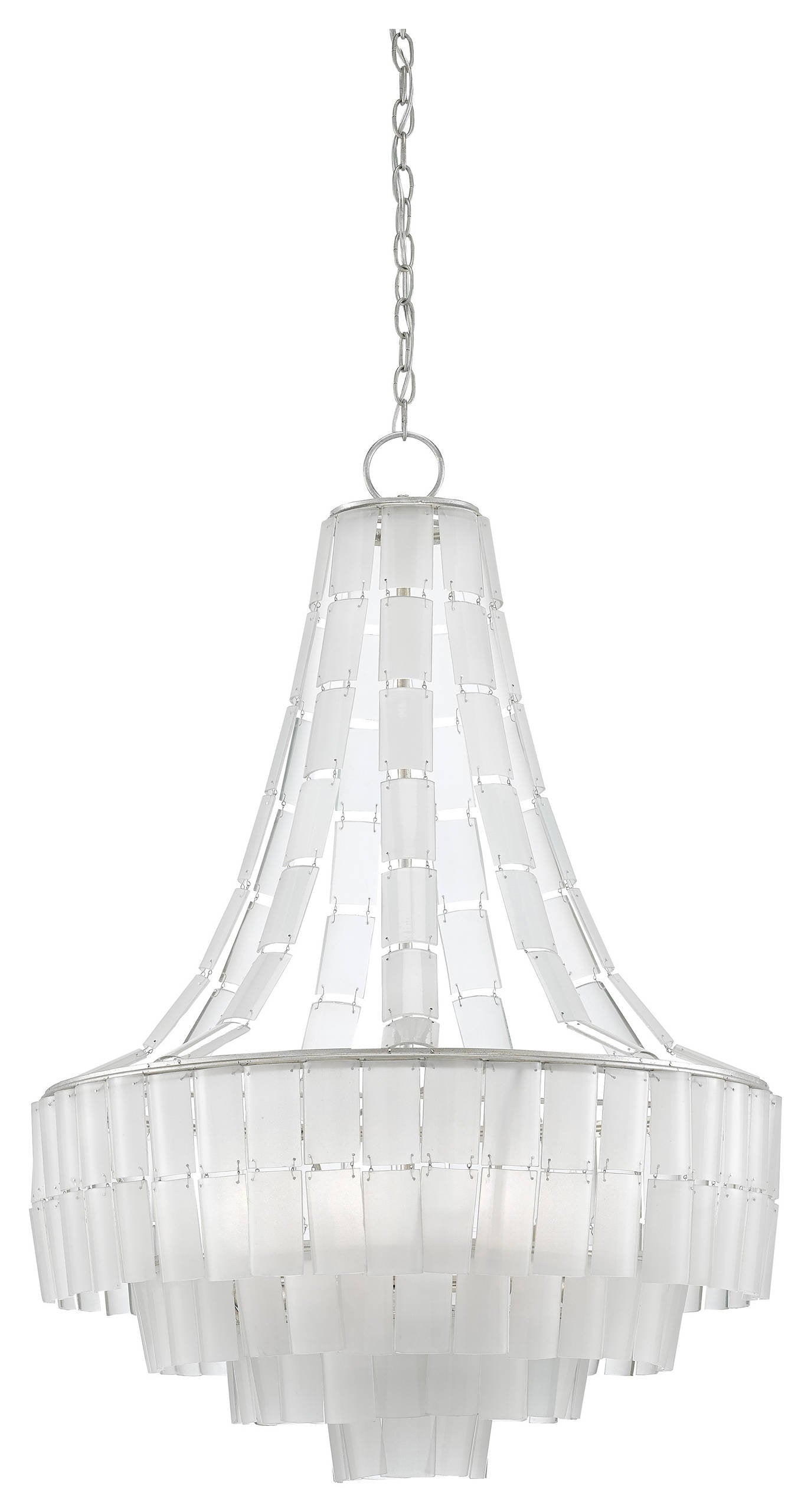 Vintner Blanc ChandelierBy Currey & Company