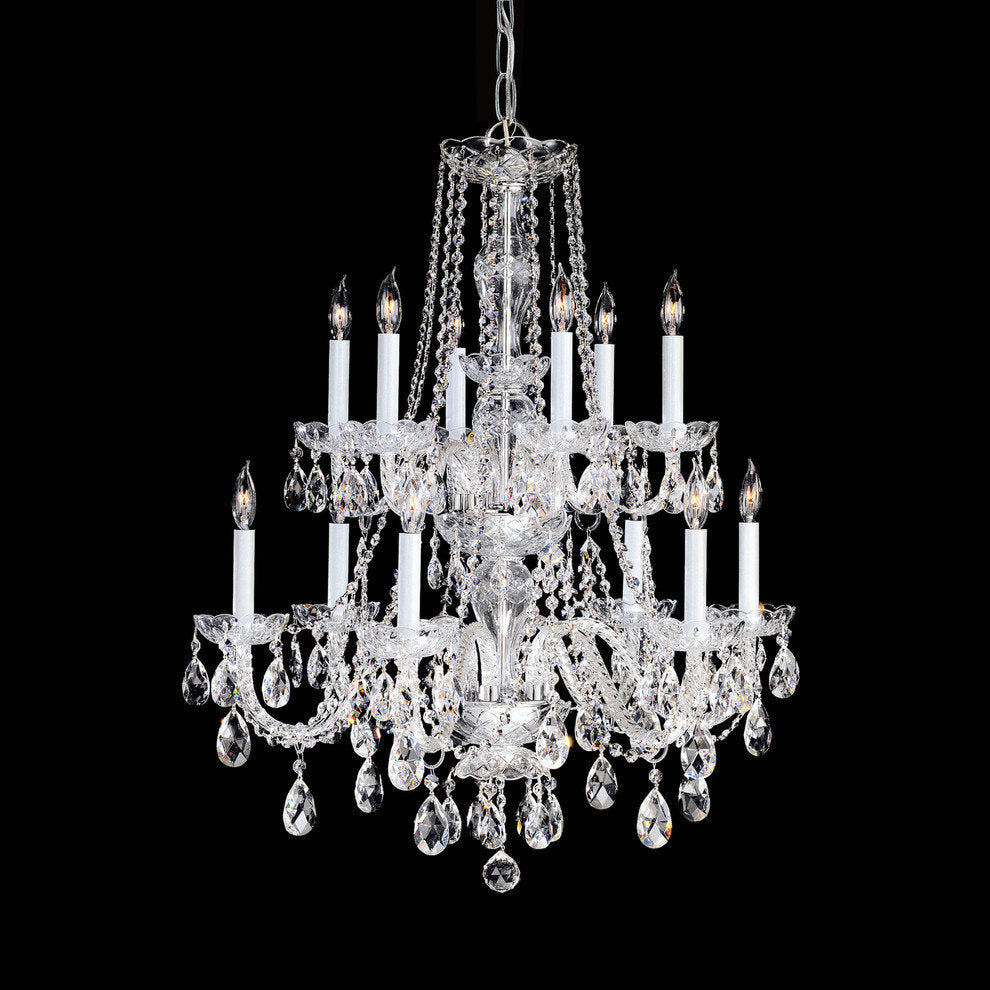 Crystorama 12-Light Clear Swarovski Spectra Crystal Chrome ChandelierBy Crystorama Lighting