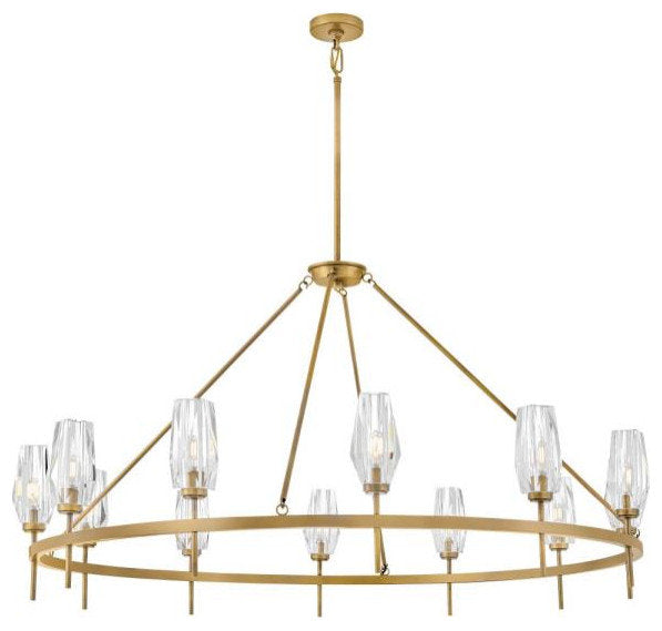 Ana 60W 12 LED Extra Large Chandelier, 32.25"Hx58"WBy Hinkley