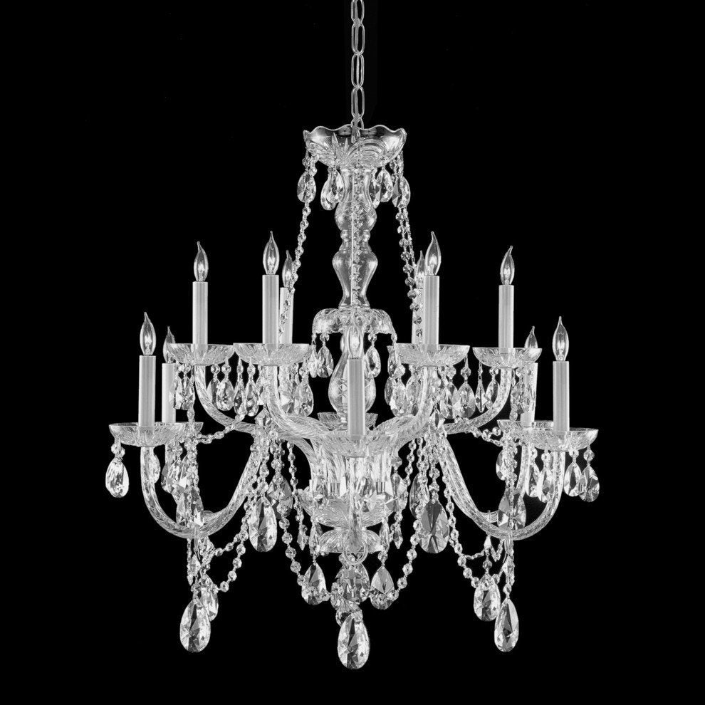 Crystorama 12-Light Clear Swarovski Spectra Crystal Chrome ChandelierBy Crystorama Lighting