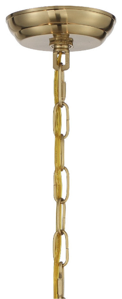 Crystorama Othello 5 Light Chandelier 6625-VG-CL-S - Vibrant GoldBy Crystorama Lighting