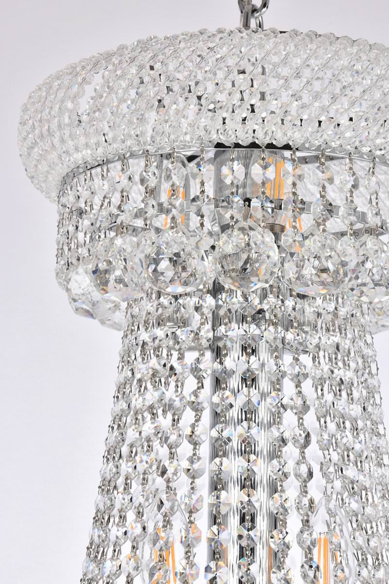 1800 Primo Collection Large Hanging Fixture, Royal CutBy Elegant Furniture & Lighting