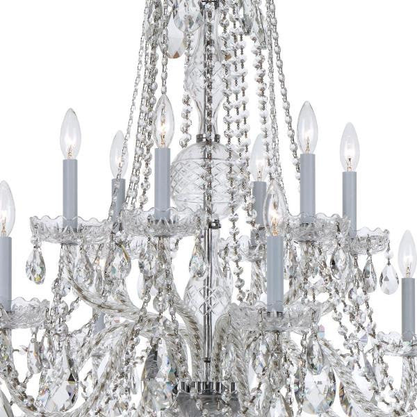 Crystal 6-Light Chandelier in Classic Style, 37.5"Wx48"HBy Crystorama Lighting