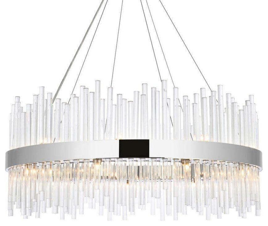 Elegant Lighting Dallas Chandelier, Chrome, 36.00By Elegant Furniture & Lighting