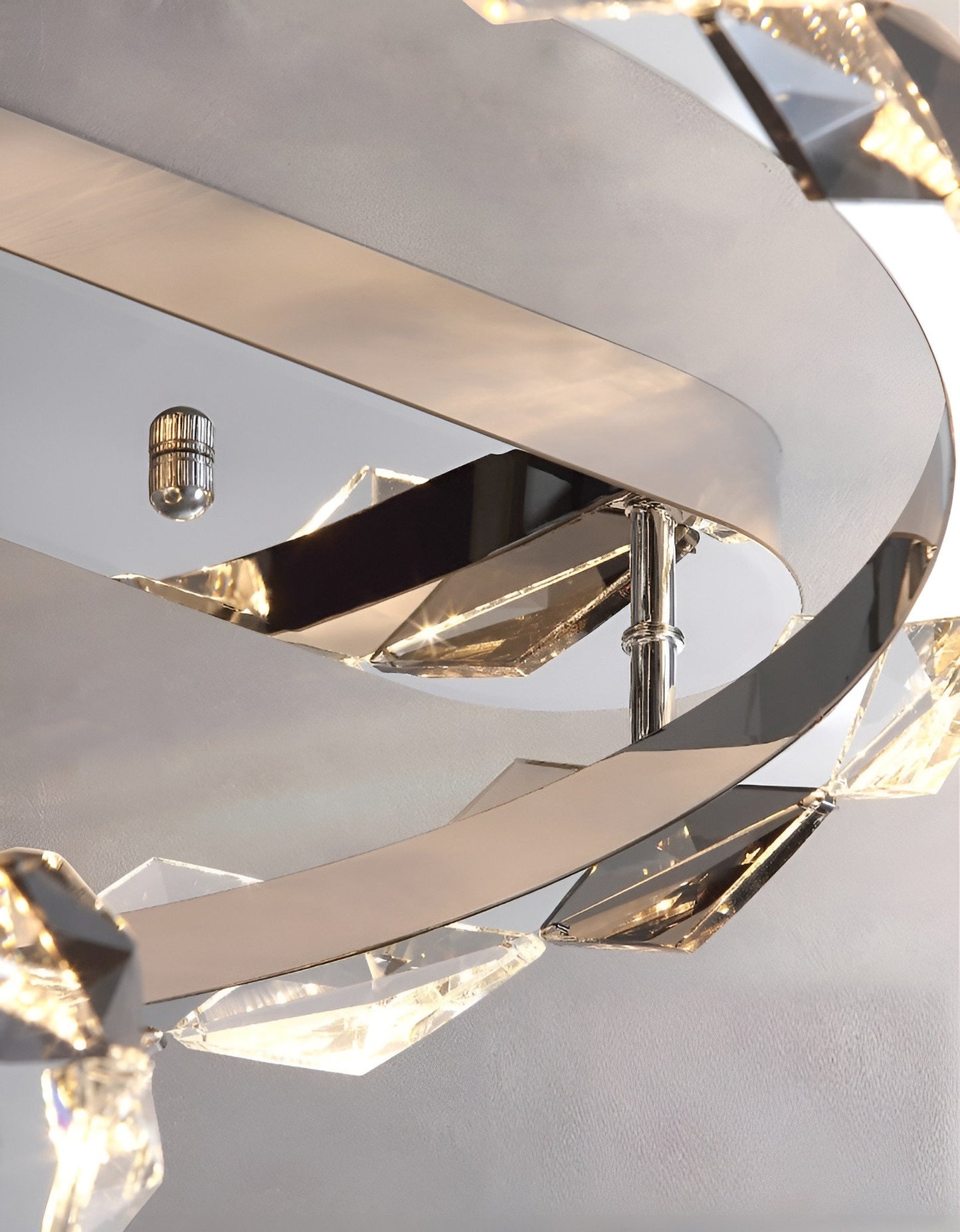 Acquedolci | Luxury Crystal Circular Ceiling Chandelier, 48w LargeBy Miron Demid LLC