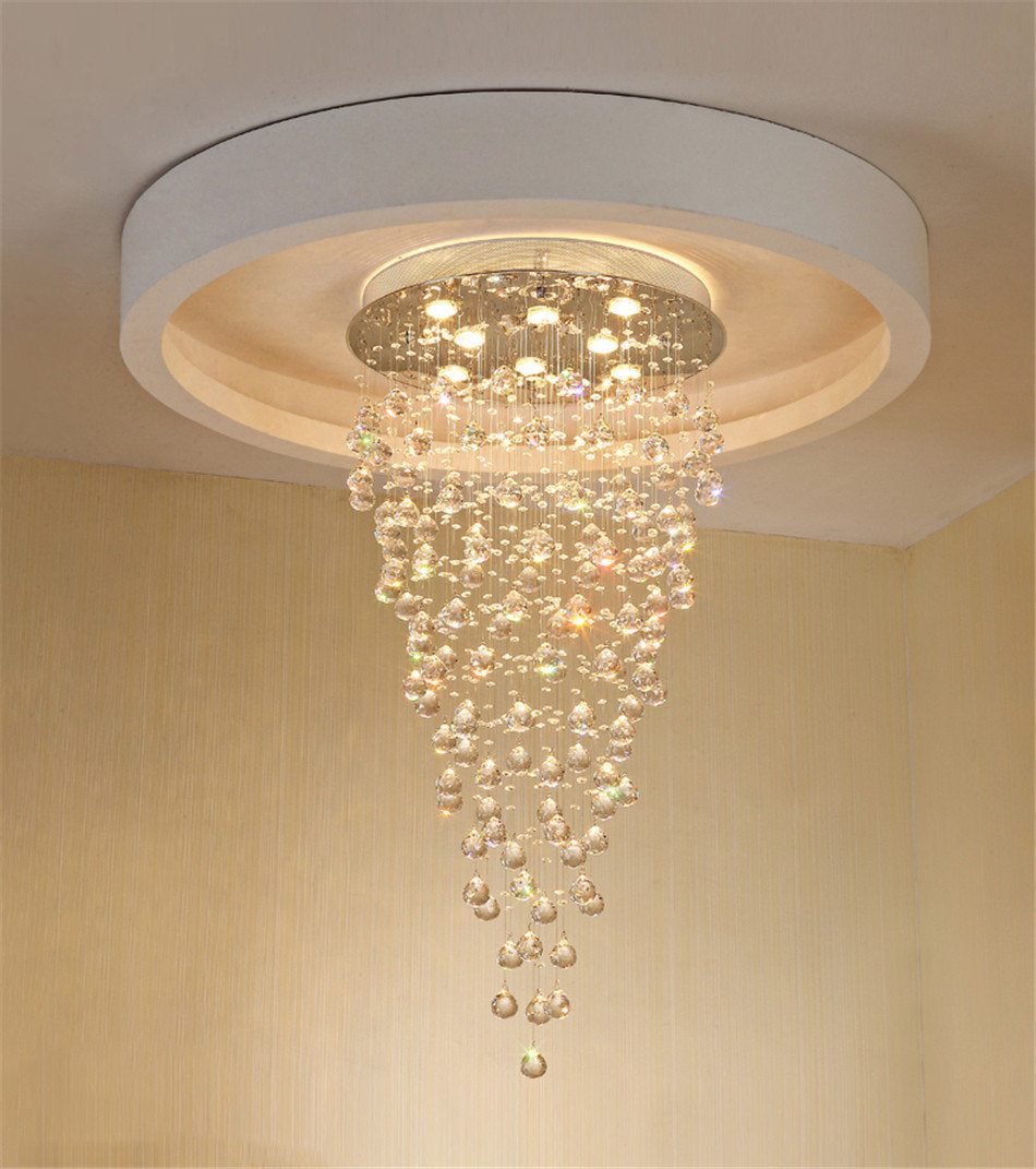 Le Tignet | Creative Large Raindrops Crystal Chandelier, 16 Bulbs, Warm LightBy Miron Demid LLC