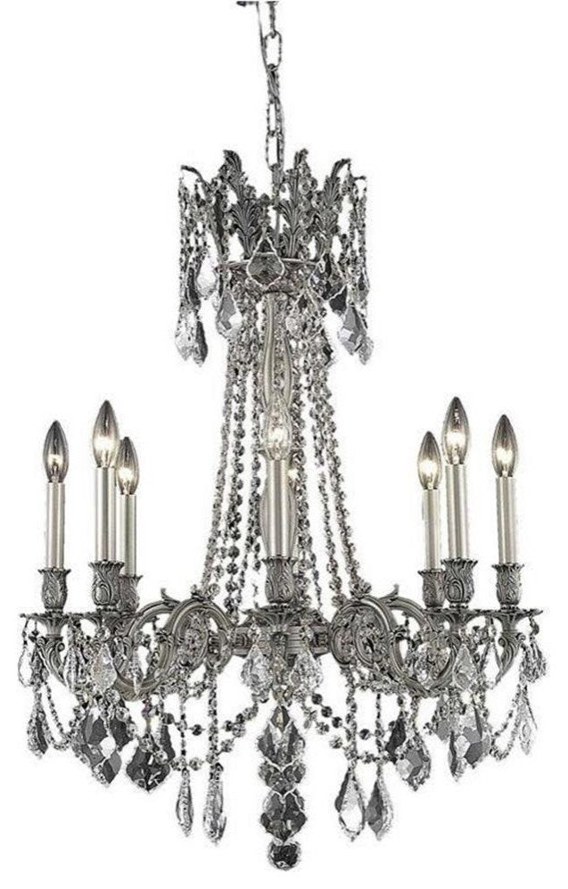 Elegant Lighting Rosalia 24" 8 Light Royal Crystal ChandelierBy Elegant Furniture & Lighting