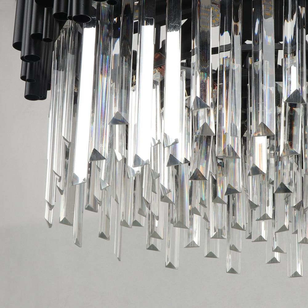 Vigo Crystal Chandelier, Diameter 32"By MORSALE