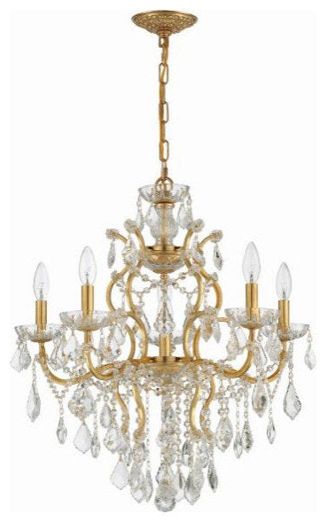 Crystorama 4455-ga-cl-s-xb-5912-WB Filmore 6-Light ChandelierBy Crystorama Lighting
