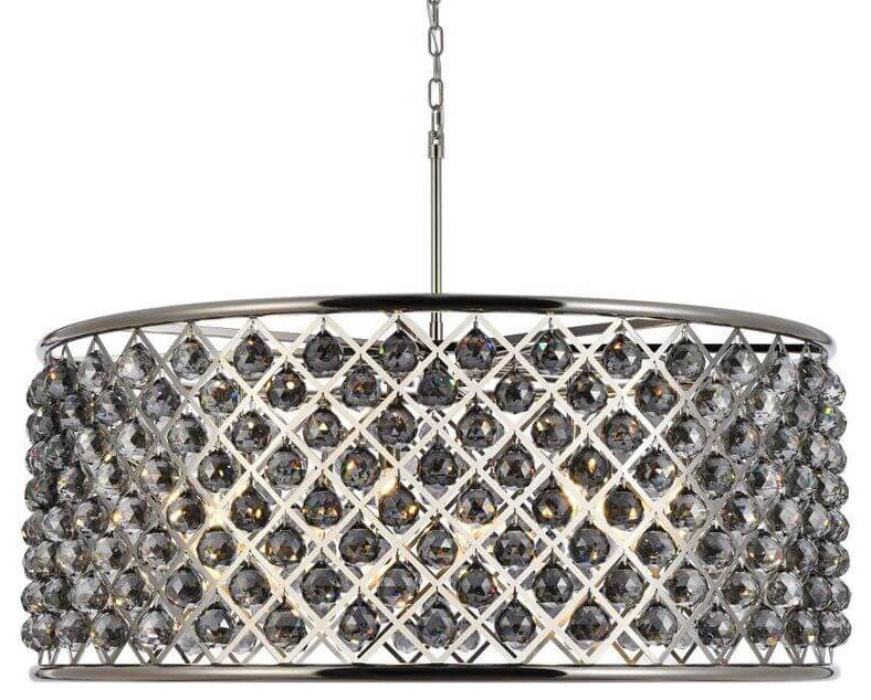 Elegant 1214 Madison Collection Chandelier, Polished NickelBy Elegant Furniture & Lighting